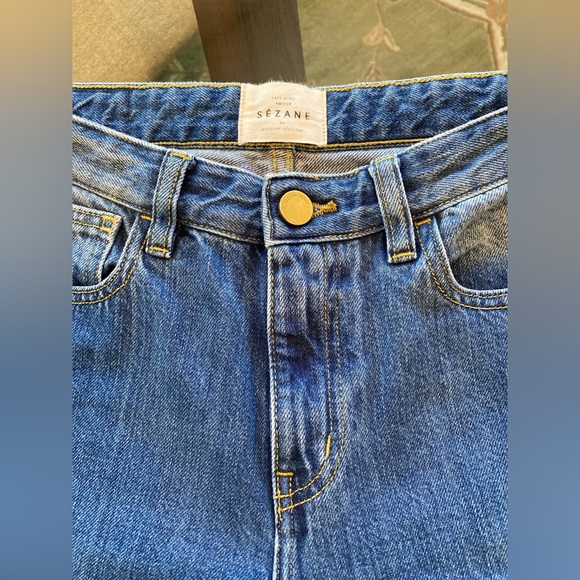 Sezane Denim Regular Jeans Trousers Pants Size 38 /US 6 Sézane - Picture 6 of 11
